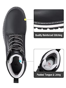 Amazon.com | CAMEL CROWN Work Boots for Men Water-Resistant